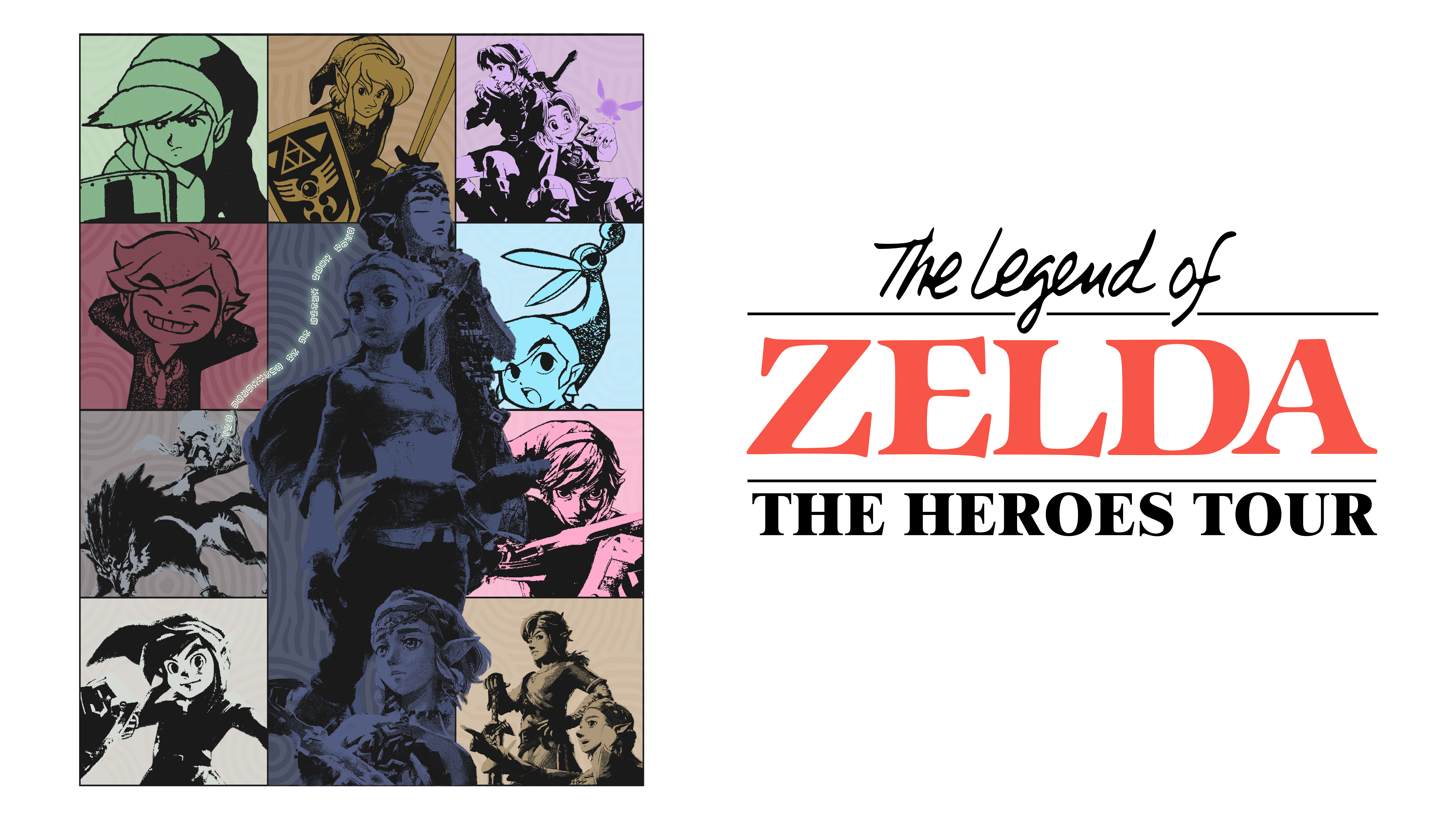 Couverture du projet Zelda The Heroes Tour, montrant une affiche avec le personnage Link de The Legend of Zelda
